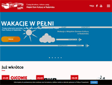 Tablet Screenshot of mdkradomsko.pl